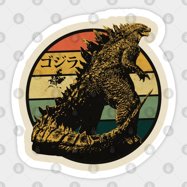 Kaiju City Monster Sticker by CTShirts